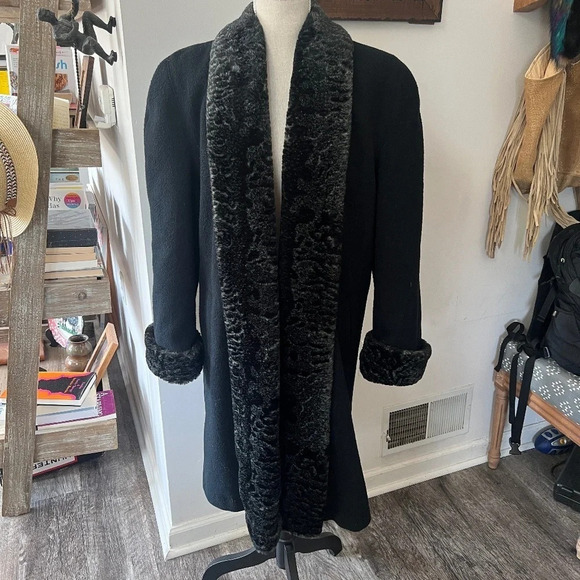 MDP MARIO DE PINTO Vintage Wool Coat M Persian - Picture 1 of 8
